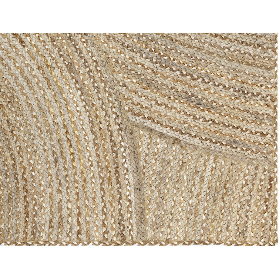 Prescott 168 X 120 inch Warm Natural Indoor Hand-Braided Rug, Hand-Braided